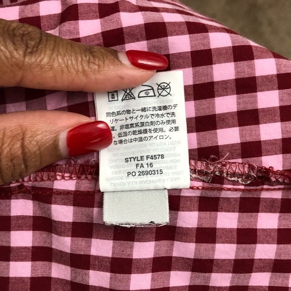 J.Crew Club-collar  Boy Shirt in Gingham - Picture 4 of 5